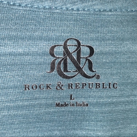 Rock & Republic Short Sleeve Henley - Picture 4 of 5